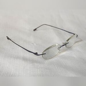 NIKON NC13 Rimless EYEGLASSES FRAMES titanium 0813 140 Adult Unisex glasses Rare